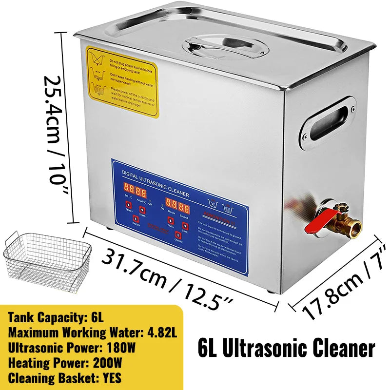 Limpiador Ultrasónico Profesional SucceBuy – Capacidad 1.3L a 30L