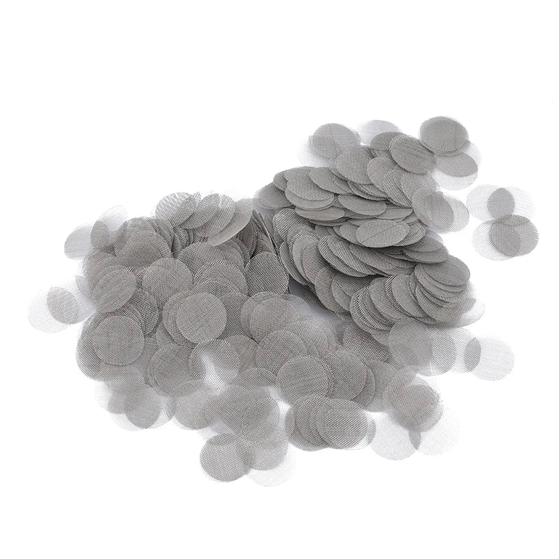 Pantallas de Acero Inoxidable para Pipas 500pcs — Filtro para Tabaco