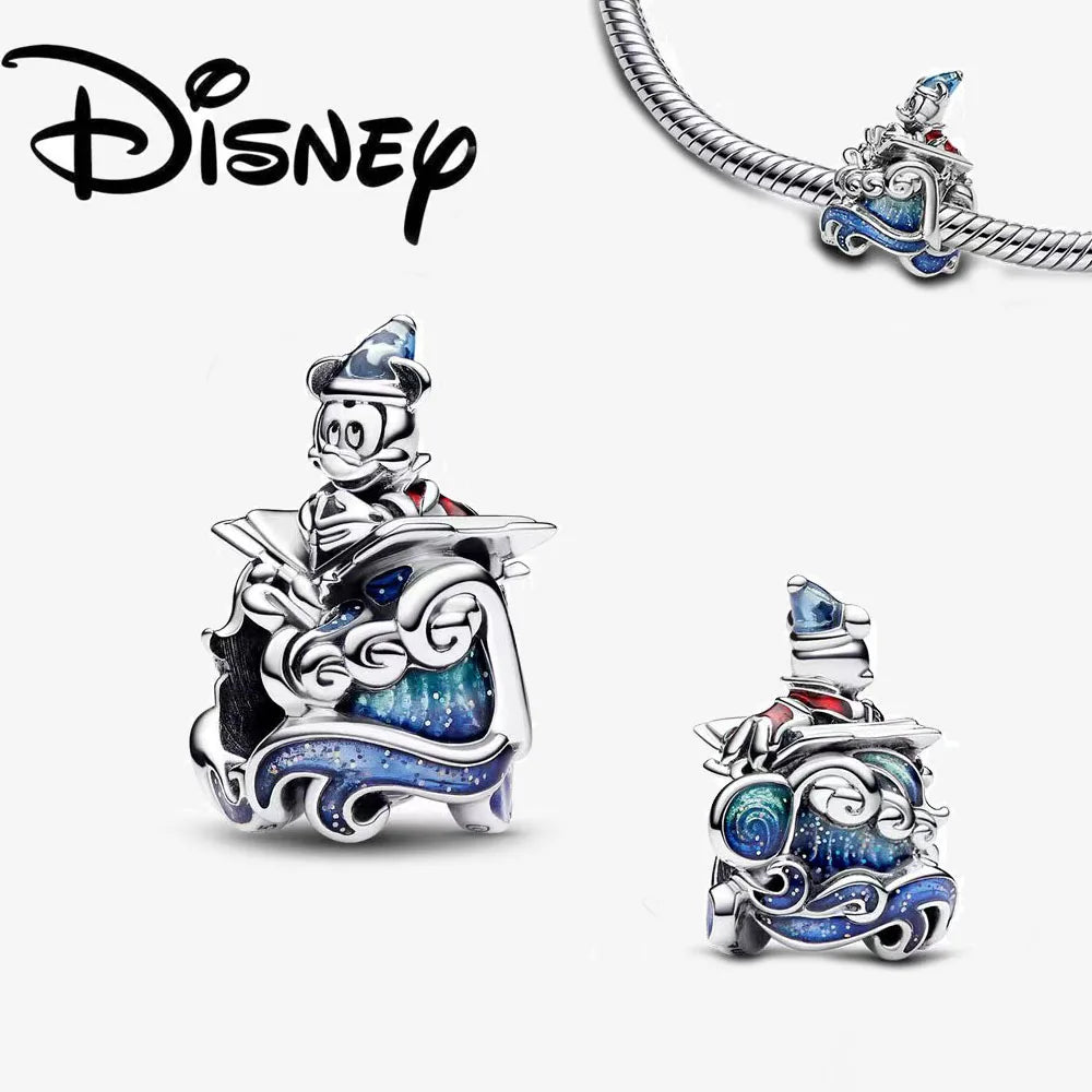 Charm Colgante Disney 925 Plata Esterlina – Dumbo, Pascal, Gato de Cheshire y Alien | Compatible con Pulseras Originales