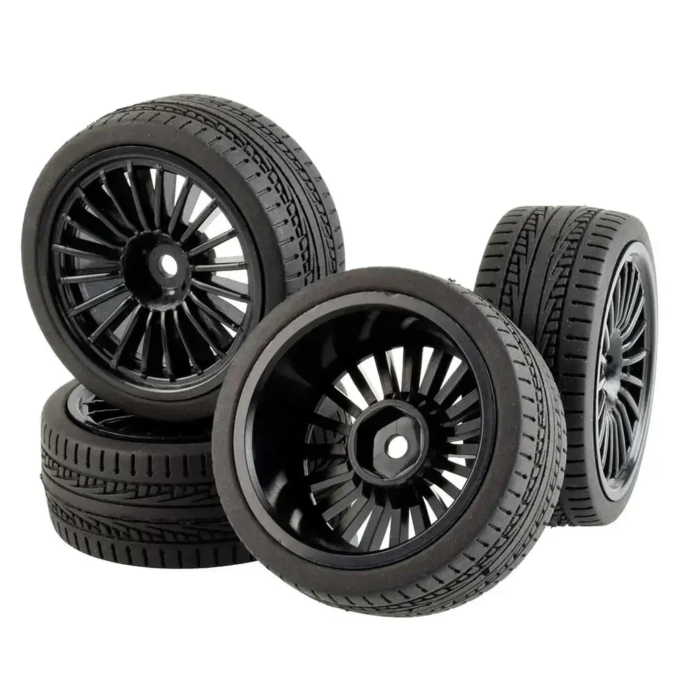 64mm Neumáticos RC 1/10 Touring Drift – Compatibles con Tamiya, HPI, Kyosho
