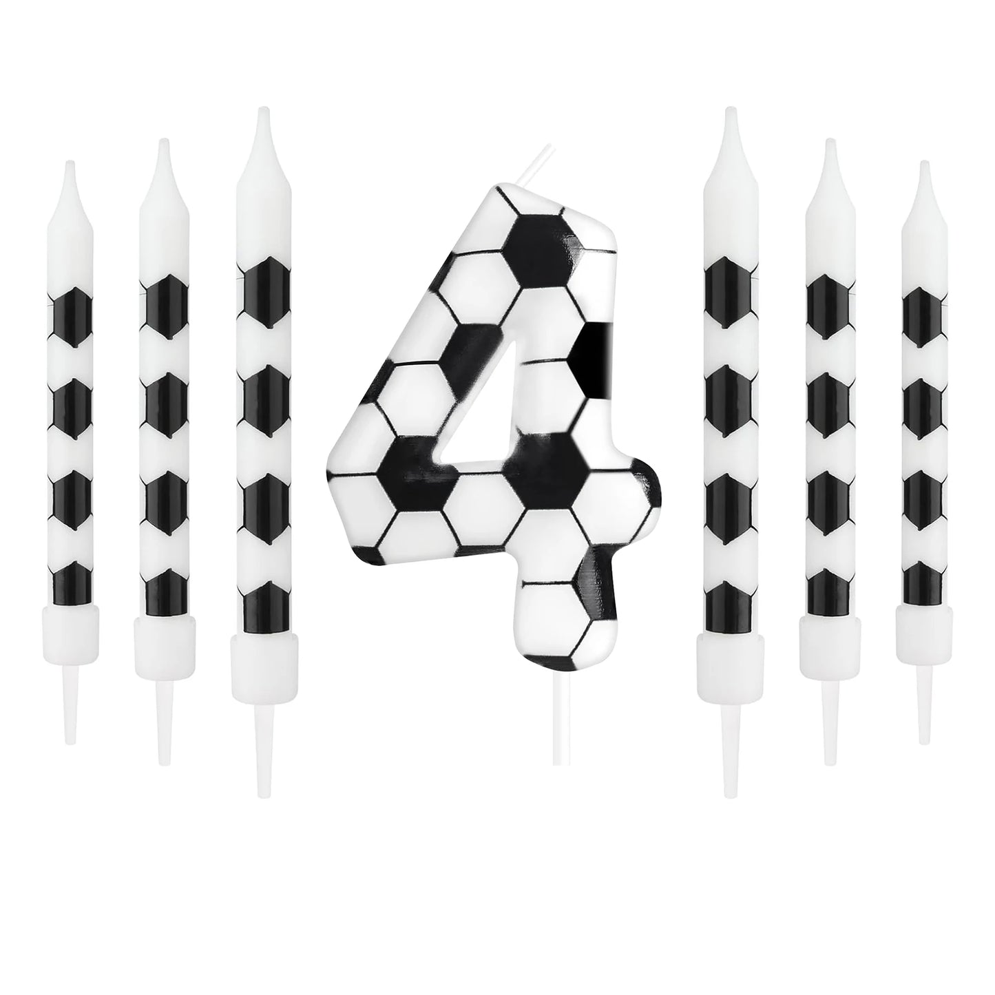 Velas Temáticas de Autos de Carreras para Cumpleaños – Set de 7 Piezas