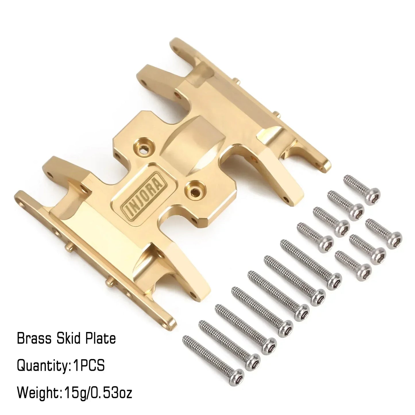 INJORA Piezas de Actualización RC Crawler – Counterweight, Steering Knuckles y Shock Cover para Axial SCX24