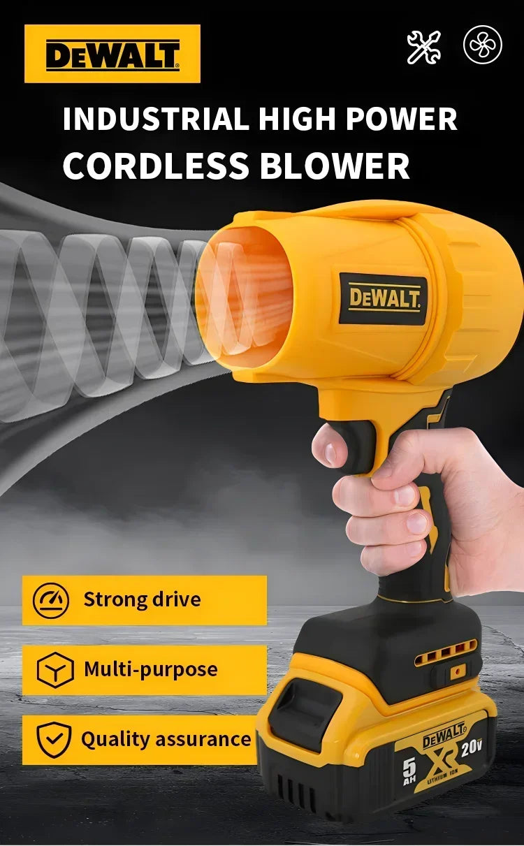 Soplador Inalámbrico DEWALT 20V Brushless – 30000RPM Turbo de Mano