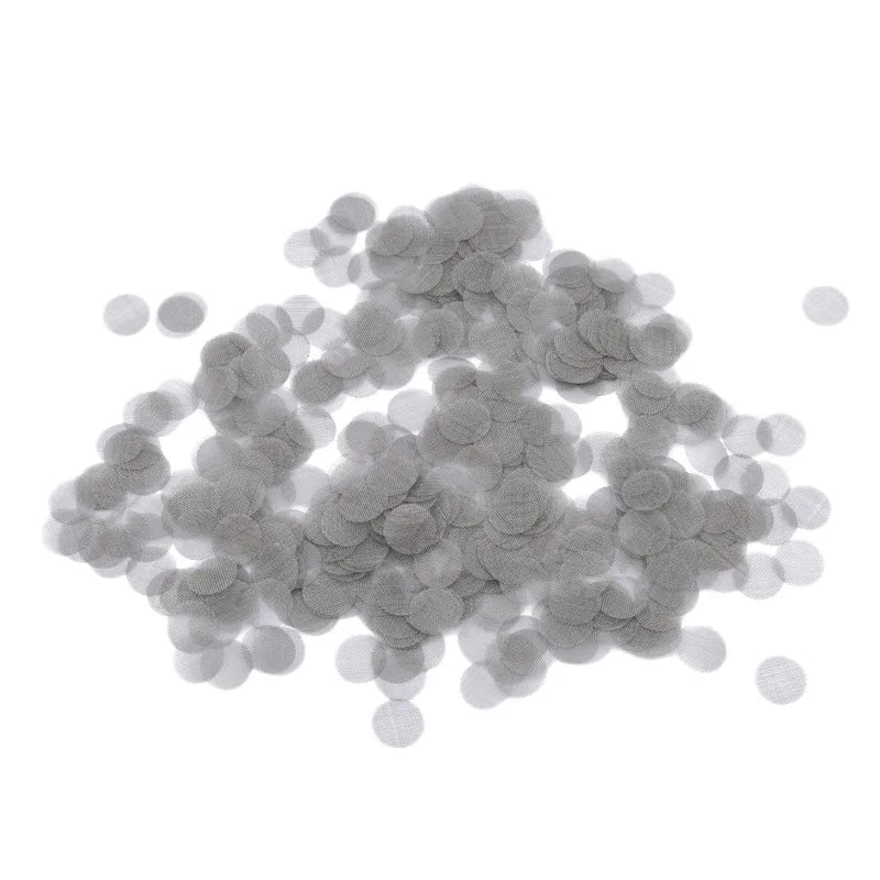 Pantallas de Acero Inoxidable para Pipas 500pcs — Filtro para Tabaco