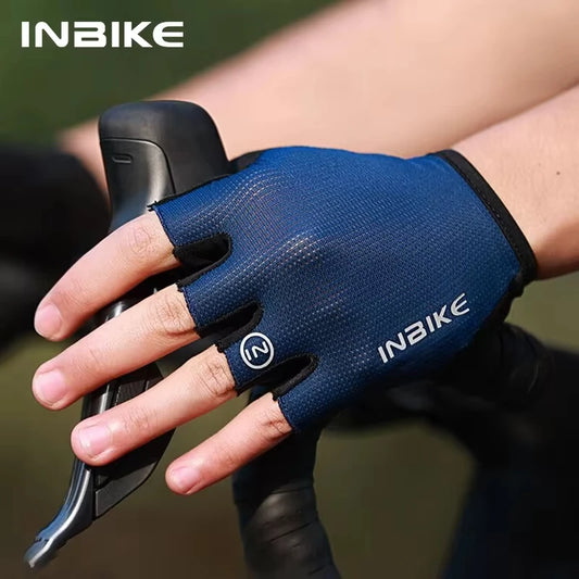 Guantes de Ciclismo INBIKE – Medio Dedo para Verano