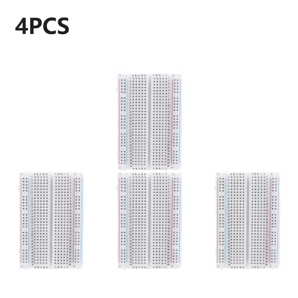 Protoboard Universal 400 Puntos Sin Soldadura – Mini Placa de Pruebas para Electrónica y Robots DIY