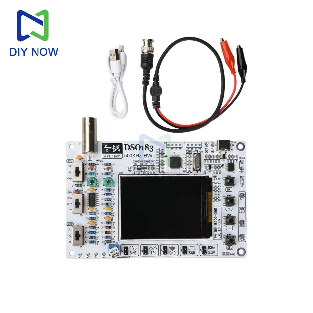 Osciloscopio Digital DIY DSO183 – Kit Electrónico para Principiantes 0-500KHz