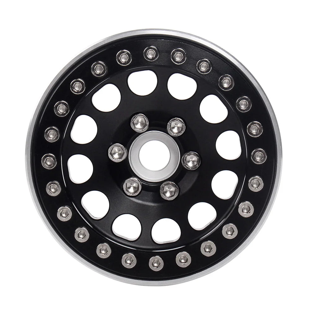 INJORA 1.9" Llantas Beadlock CNC Aluminio para RC Crawler 1/10 SCX10 TRX4 Gen8 (4 Piezas)