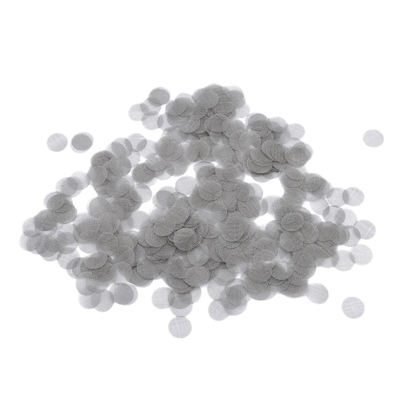 Pantallas de Acero Inoxidable para Pipas 500pcs — Filtro para Tabaco