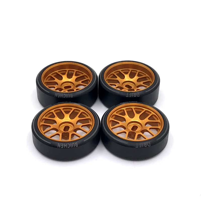 27mm Drift Wheels – Ruedas de Deriva para WL Toys 1/28, MINI-Q y KYOSHO RC Cars