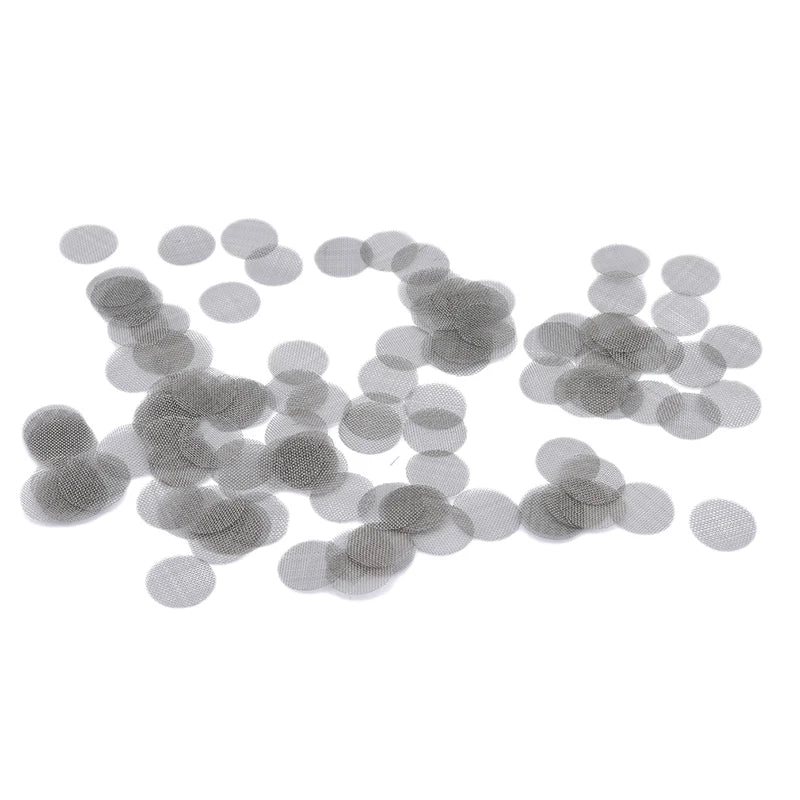 Pantallas de Acero Inoxidable para Pipas 500pcs — Filtro para Tabaco