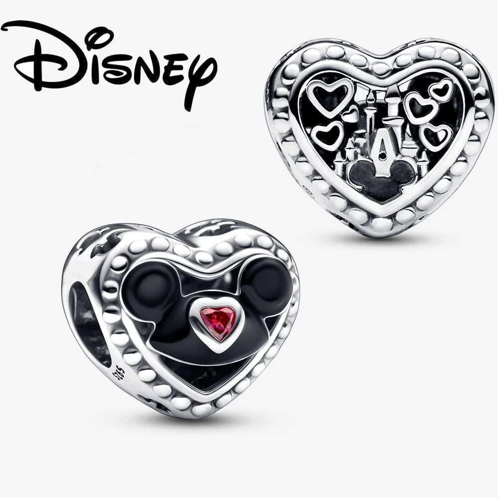 Charm Colgante Disney 925 Plata Esterlina – Dumbo, Pascal, Gato de Cheshire y Alien | Compatible con Pulseras Originales