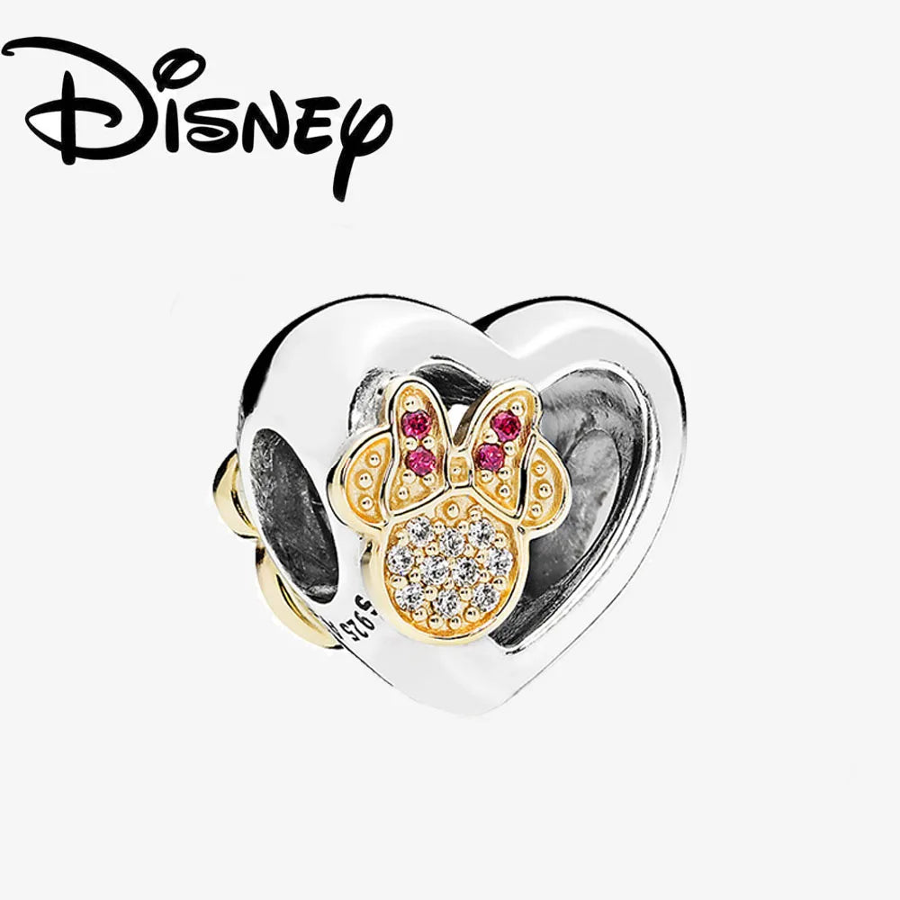 Charm Colgante Disney 925 Plata Esterlina – Dumbo, Pascal, Gato de Cheshire y Alien | Compatible con Pulseras Originales