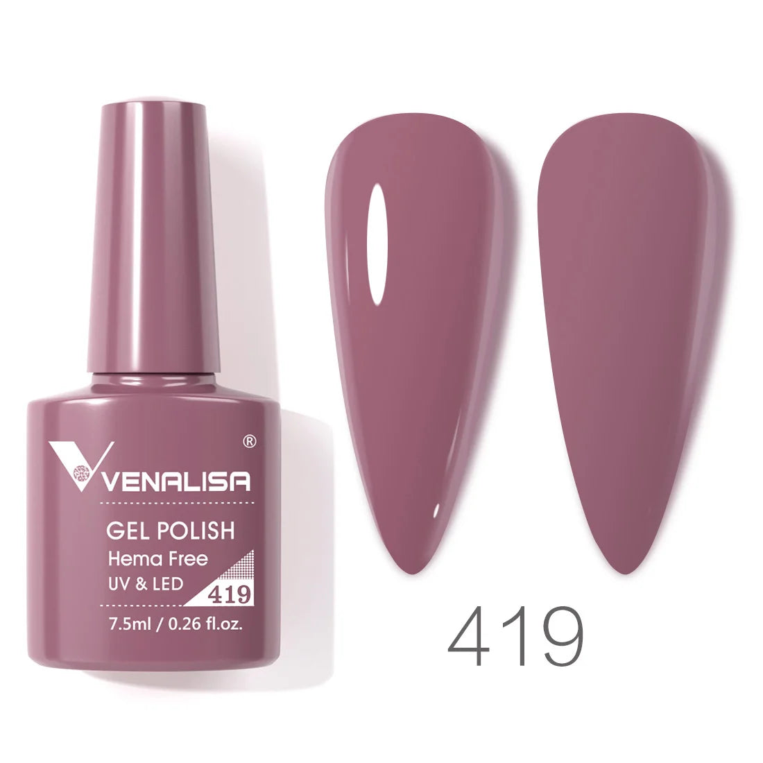 Esmalte de Gel Venalisa Milky White — Cobertura Completa UV/LED