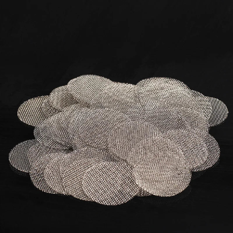 Pantallas de Acero Inoxidable para Pipas 500pcs — Filtro para Tabaco