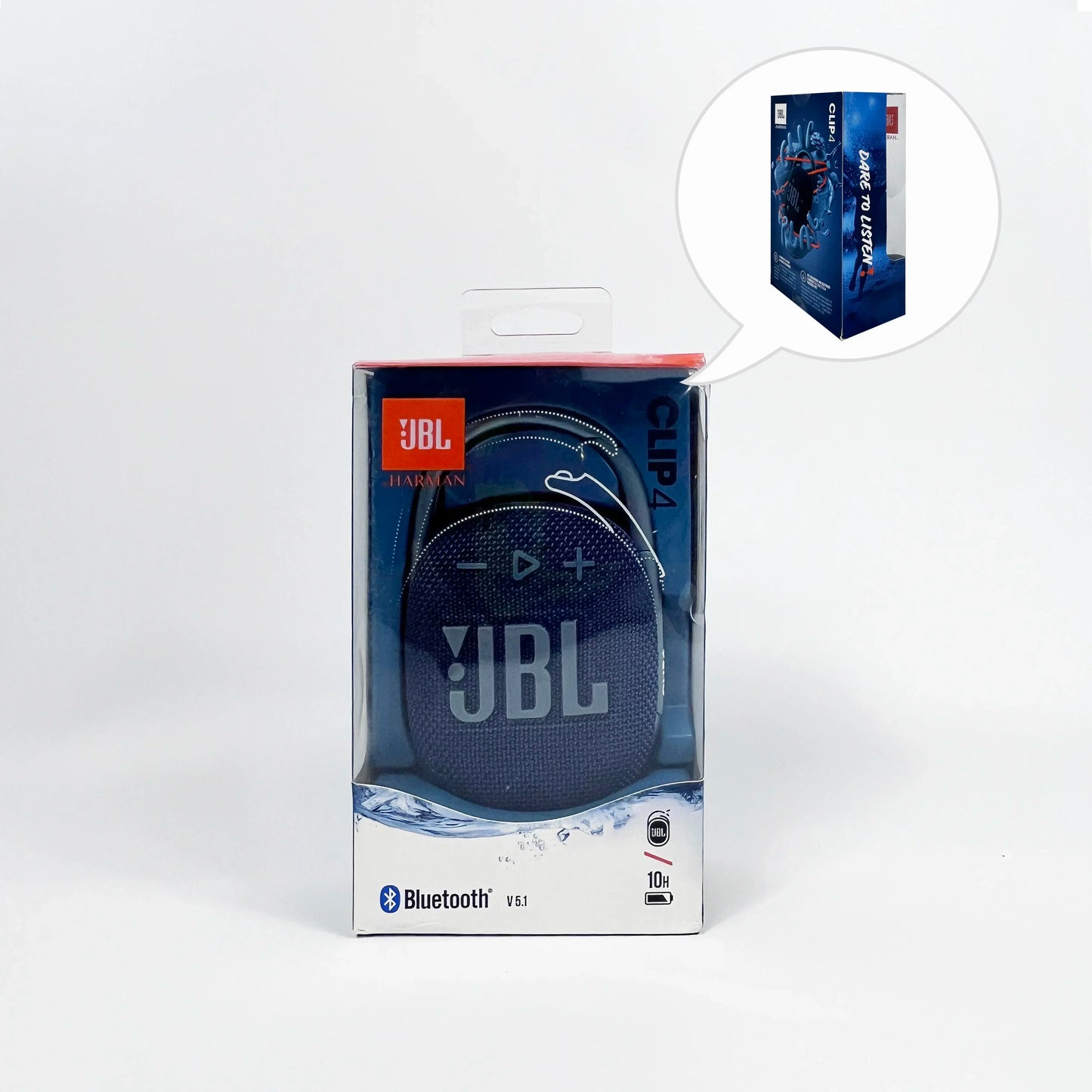 Altavoz Bluetooth Portátil JBL Clip 4 Original — Mini Altavoz IP67 Resistente al Agua y Polvo