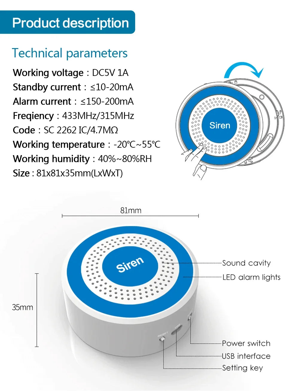 Sistema de Alarma Inteligente PGST 4G Tuya — Seguridad WiFi 433MHz Inalámbrica para el Hogar
