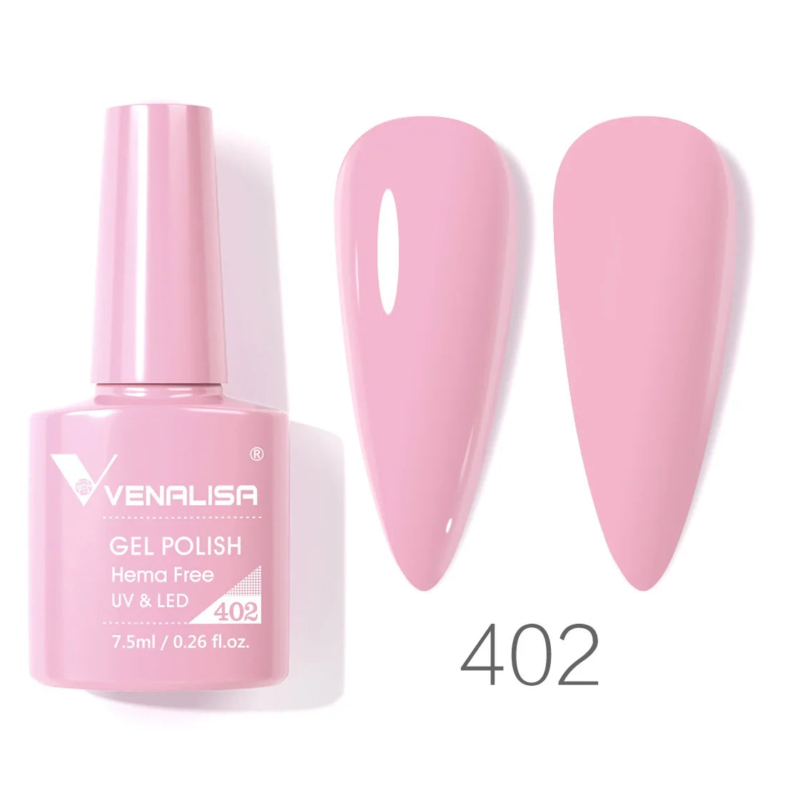 Esmalte de Gel Venalisa Milky White — Cobertura Completa UV/LED