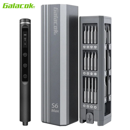 Destornillador Eléctrico de Precisión Glacok S6 MAX – 5 Velocidades, 3.7V Recargable