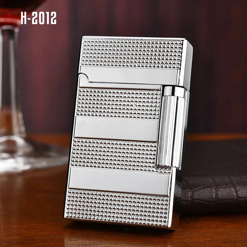 Encendedor Metálico de Gas Derui – Diseño Transparente Recargable