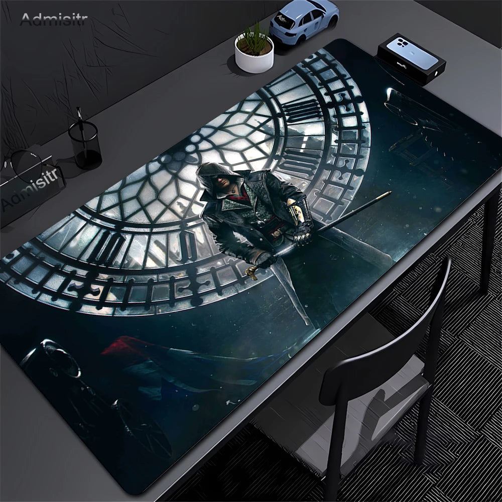 Alfombrilla Gamer XXL Assassin’s Creed — Mouse Pad 900x400mm para PC y Escritorio
