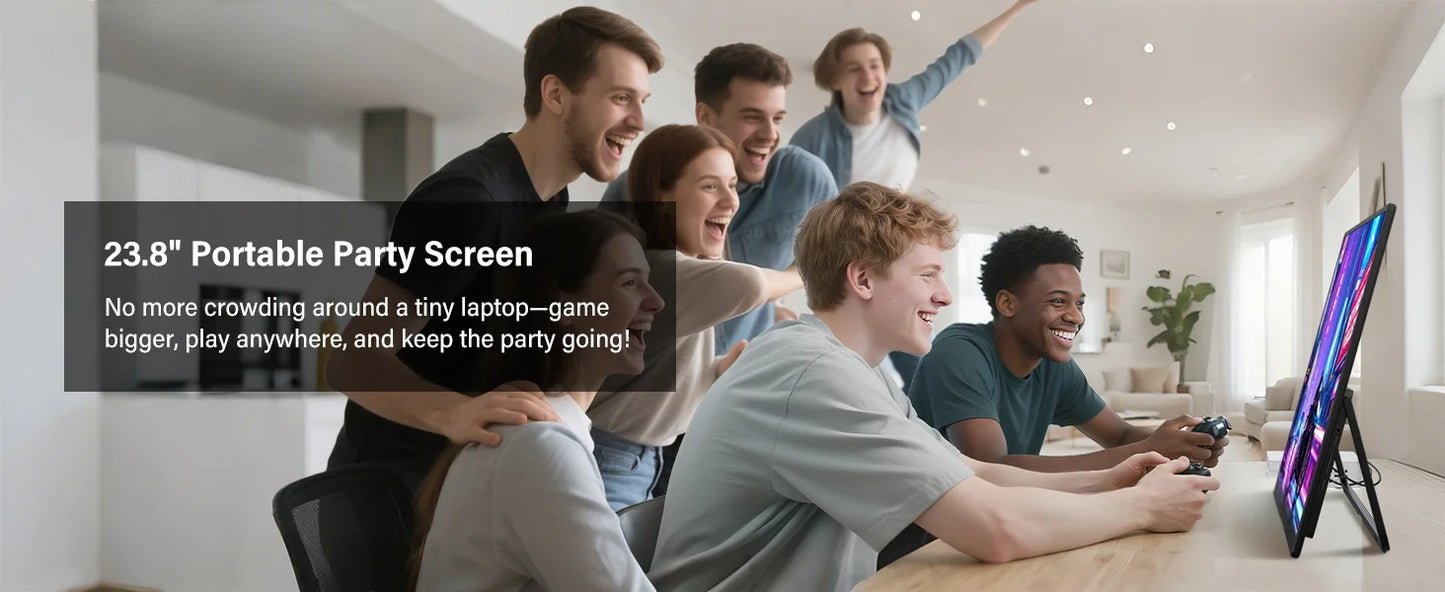 UPERFECT 21.5" 120Hz Portable Gaming Monitor — HDMI/USB-C para Laptop y Consolas