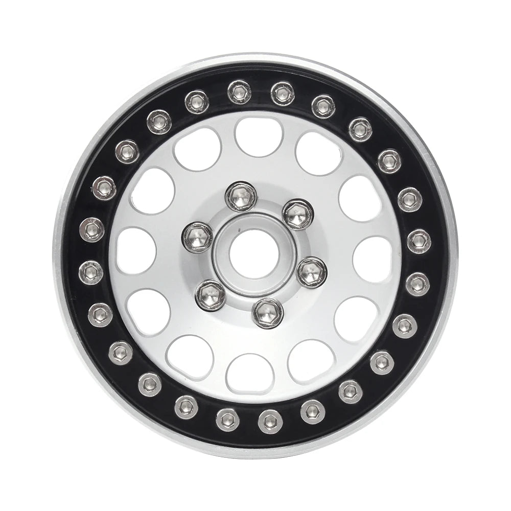 INJORA 1.9" Llantas Beadlock CNC Aluminio para RC Crawler 1/10 SCX10 TRX4 Gen8 (4 Piezas)