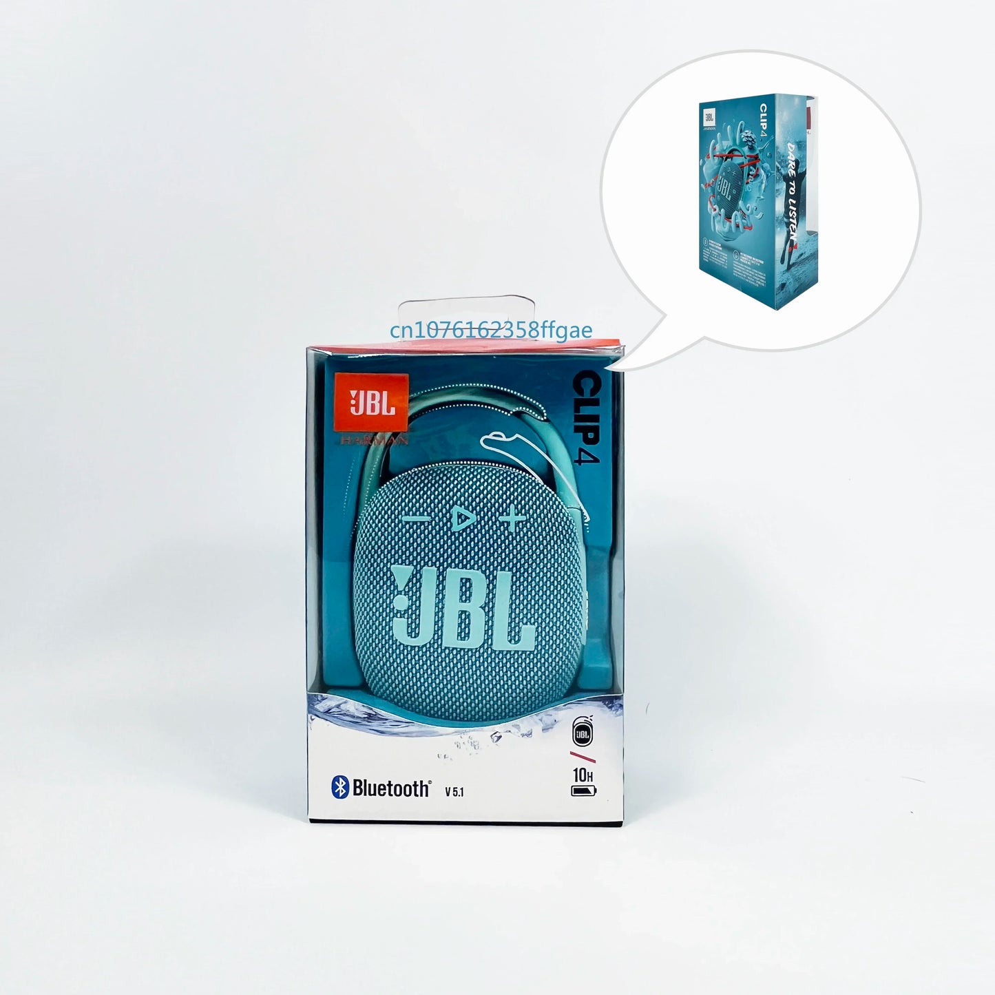 Altavoz Bluetooth Portátil JBL Clip 4 Original — Mini Altavoz IP67 Resistente al Agua y Polvo