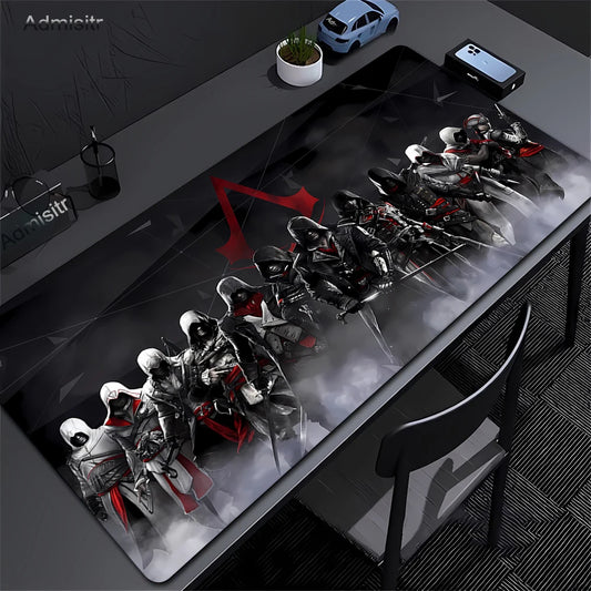 Alfombrilla Gamer XXL Assassin’s Creed — Mouse Pad 900x400mm para PC y Escritorio