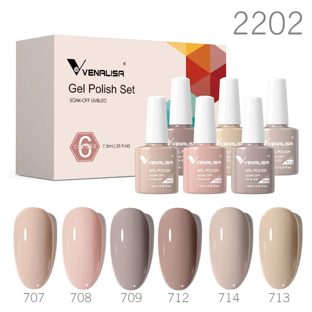 Esmalte de Gel Venalisa Milky White — Cobertura Completa UV/LED