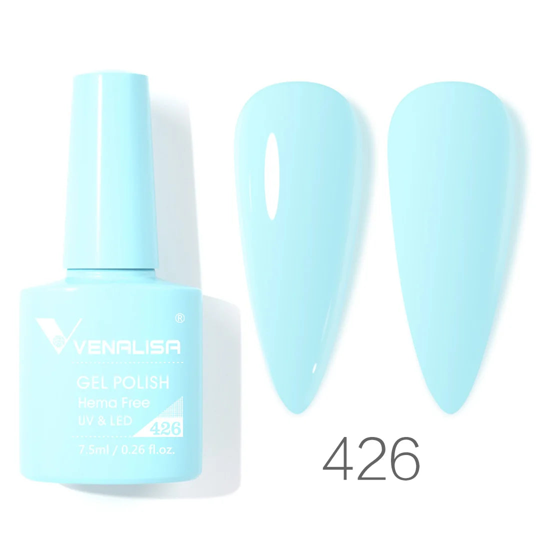 Esmalte de Gel Venalisa Milky White — Cobertura Completa UV/LED
