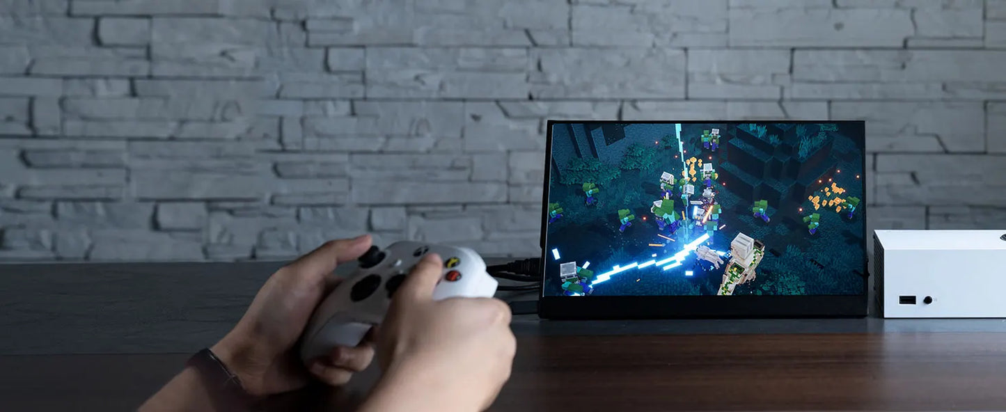 Bimawen 13.3" OLED Portable Monitor – FHD 1080P, 1ms, 10bit, 100% DCI-P3, Adaptive Sync, Game Mode