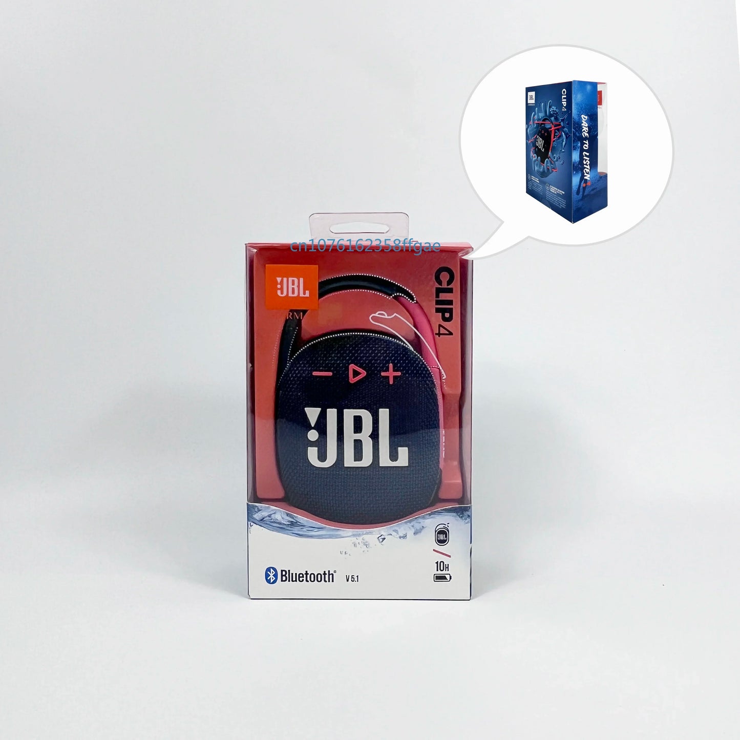 Altavoz Bluetooth Portátil JBL Clip 4 Original — Mini Altavoz IP67 Resistente al Agua y Polvo