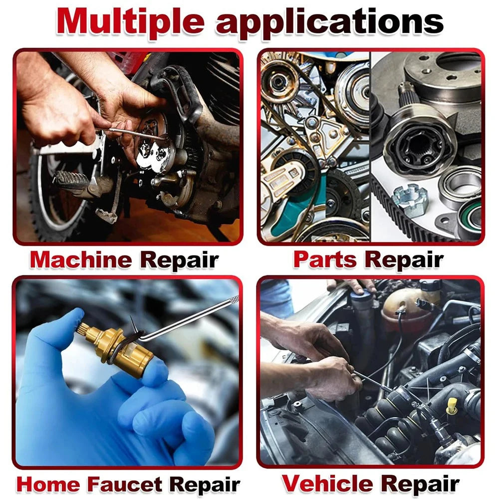 Juego de 4 Destornilladores y Ganchos para Sellos, Juntas y Retenes de Automóvil
