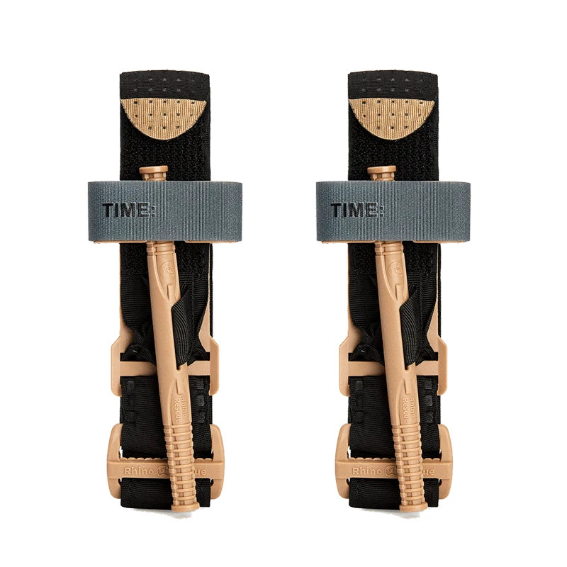 Torniquete Táctico Rhino Rescue CE Aprobado – Varilla Metálica para Primeros Auxilios y Emergencias