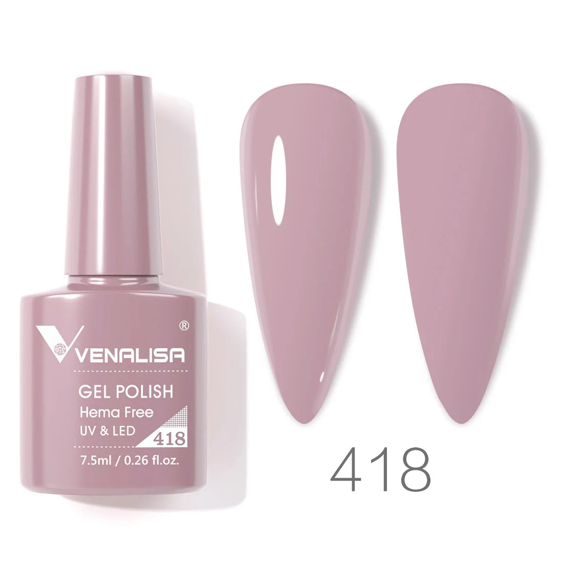 Esmalte de Gel Venalisa Milky White — Cobertura Completa UV/LED