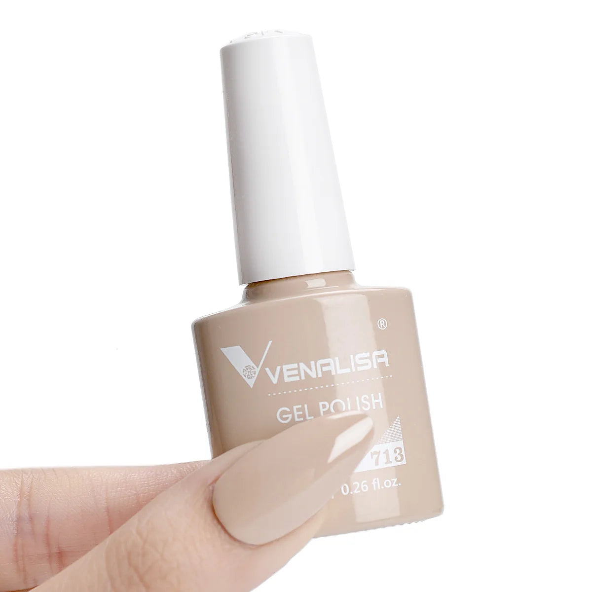 Esmalte de Gel Venalisa Milky White — Cobertura Completa UV/LED