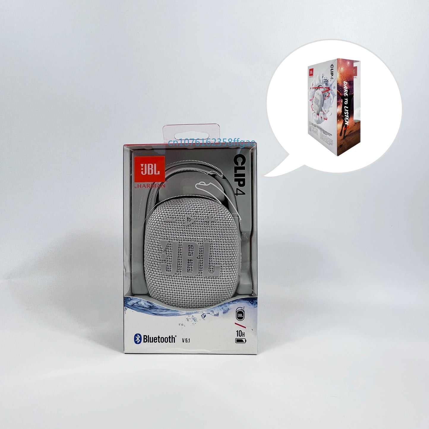 Altavoz Bluetooth Portátil JBL Clip 4 Original — Mini Altavoz IP67 Resistente al Agua y Polvo