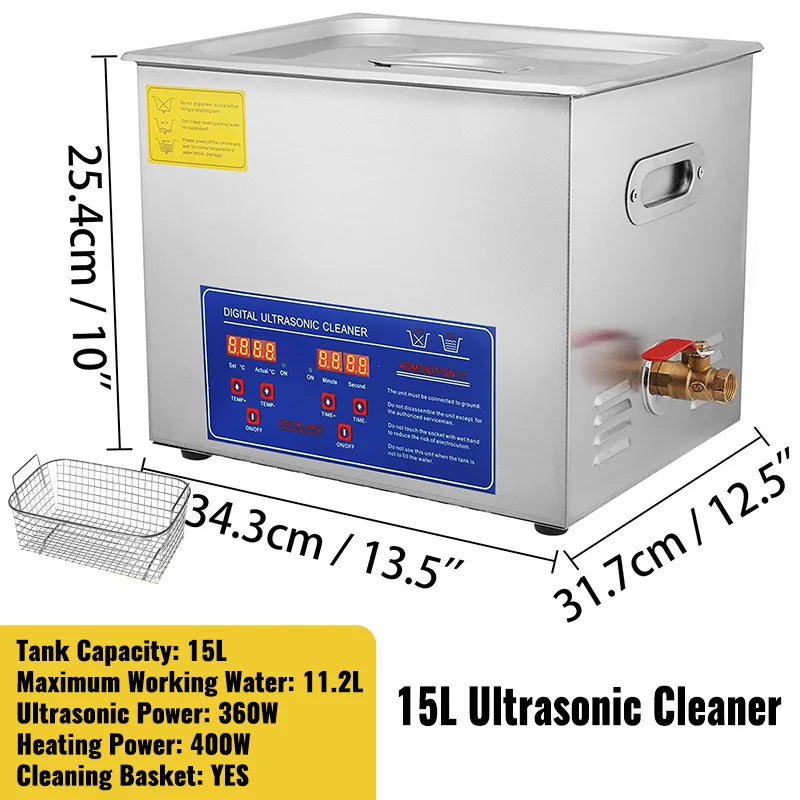 Limpiador Ultrasónico Profesional SucceBuy – Capacidad 1.3L a 30L