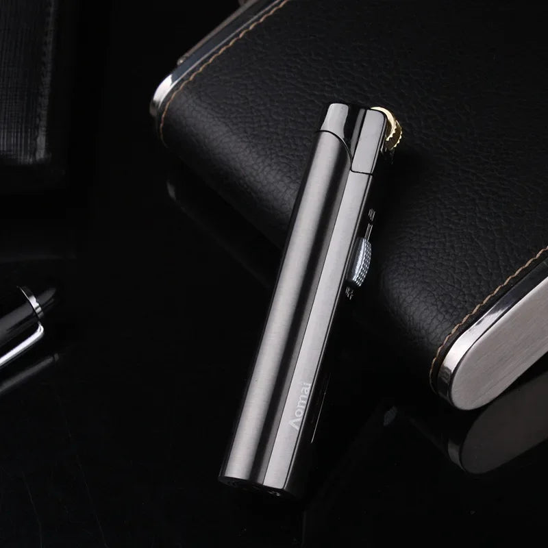 Encendedor AOMAI Tipo Soplete – Antiviento y Azul