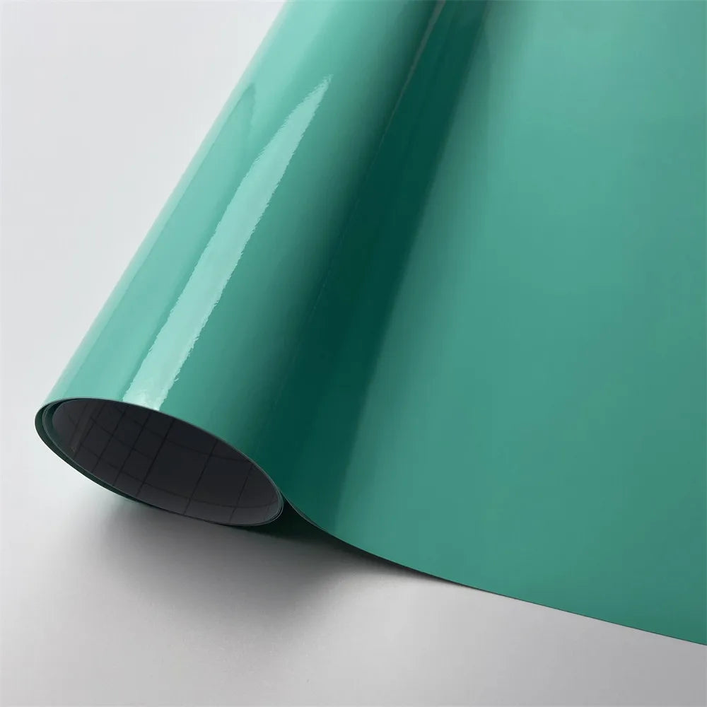 Vinilo Adhesivo Rojo, Blanco y Negro — Film Glossy sin Burbujas para Coche y Moto