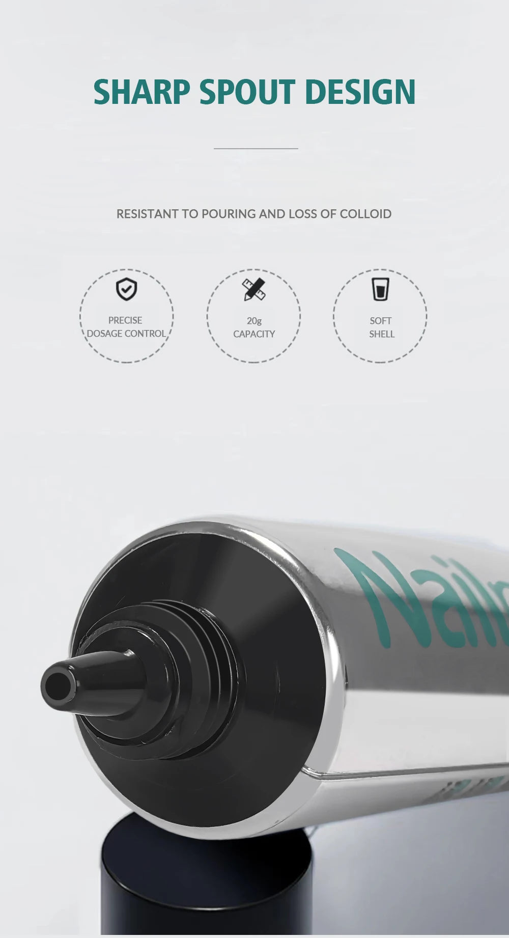 egamento Profesional Nailpop Pro Soft — Adhesivo Gel UV para Uñas Postizas