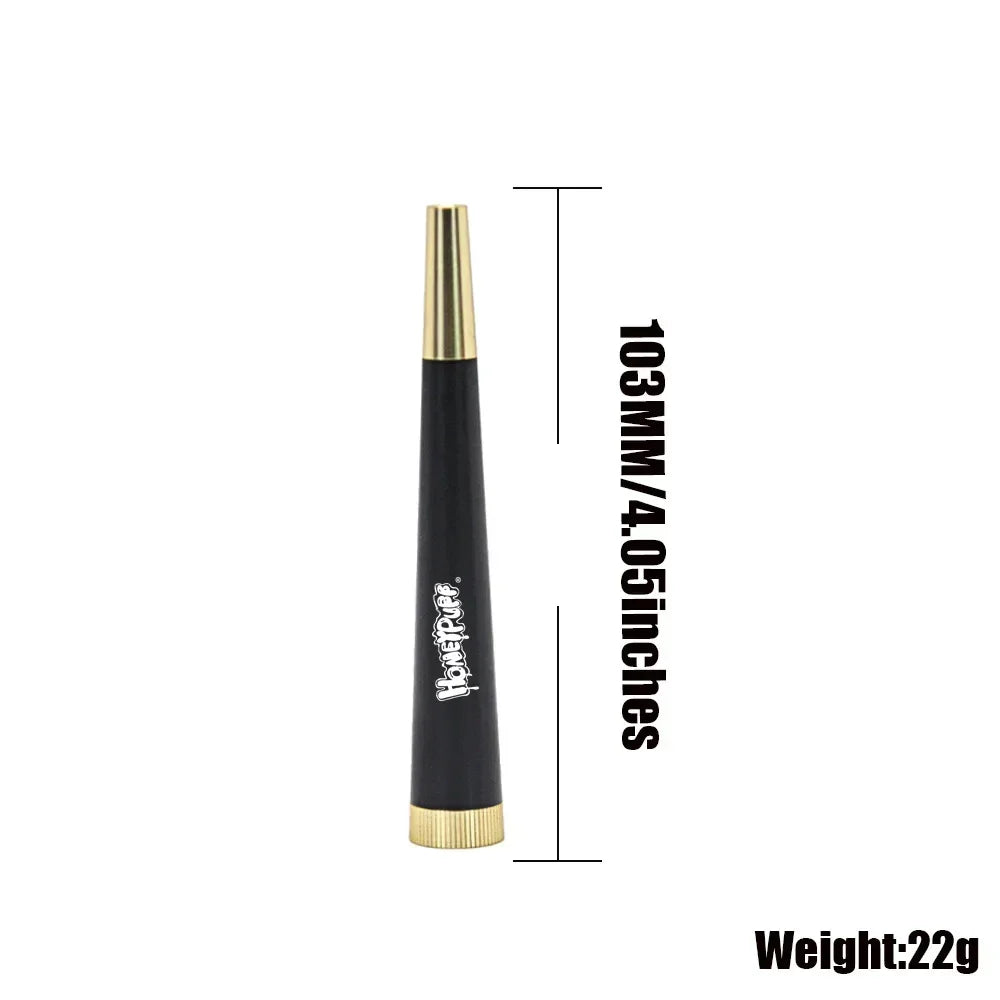 Pipa de Hierbas Metal Cono — 5 Filtros de Carbón Activado Removibles