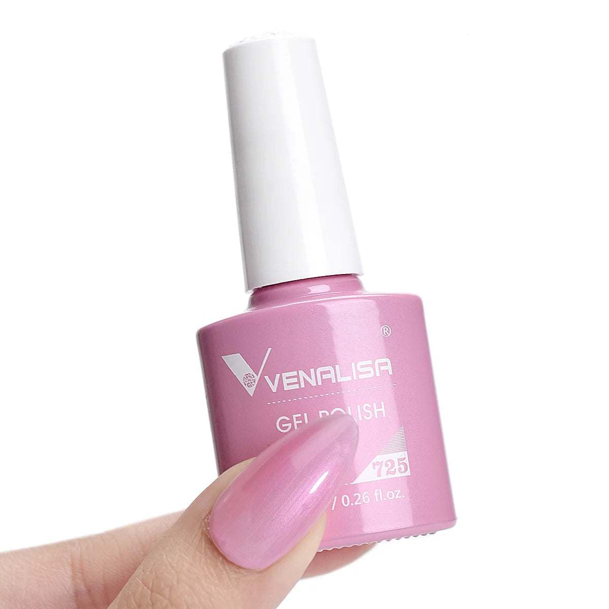 Esmalte de Gel Venalisa Milky White — Cobertura Completa UV/LED