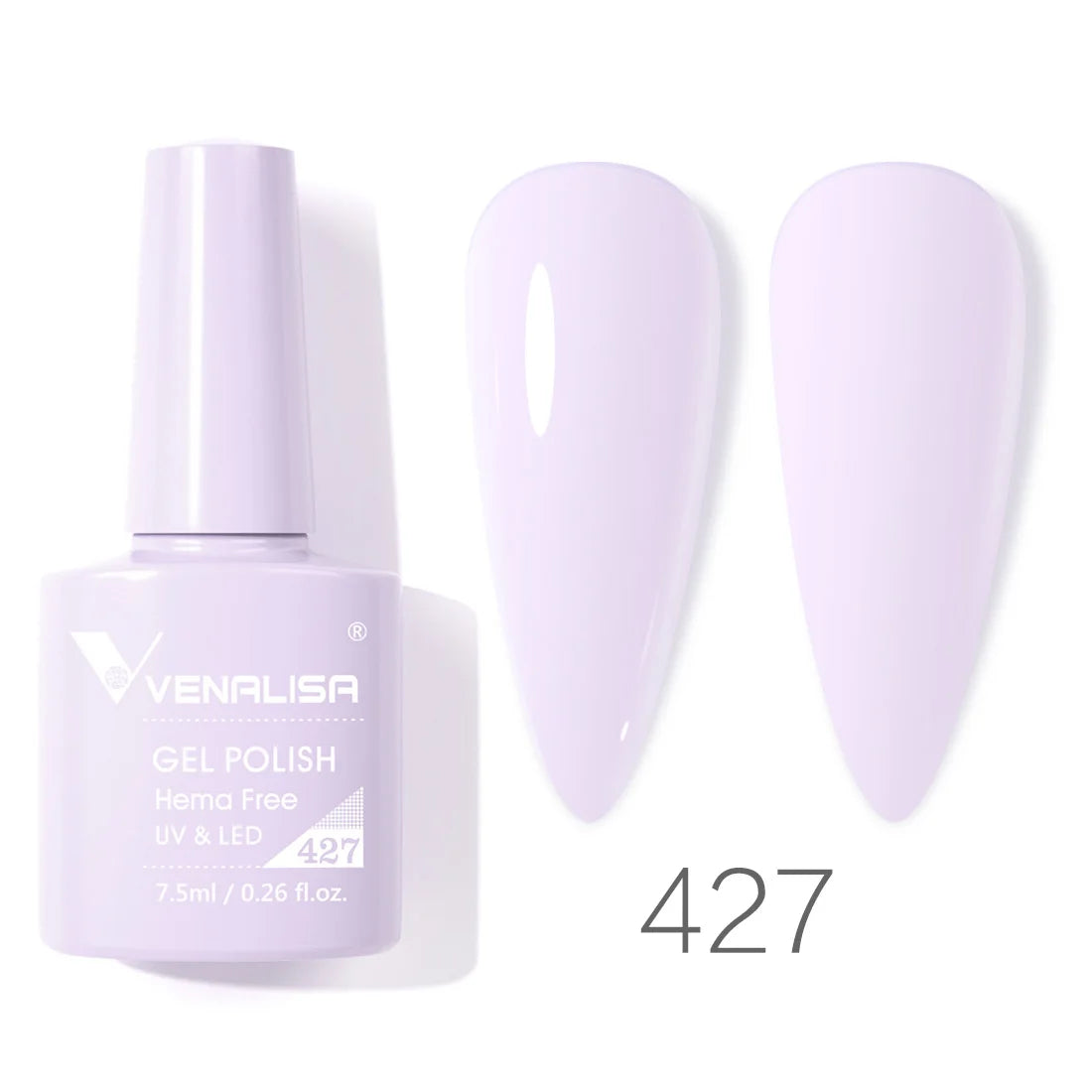 Esmalte de Gel Venalisa Milky White — Cobertura Completa UV/LED