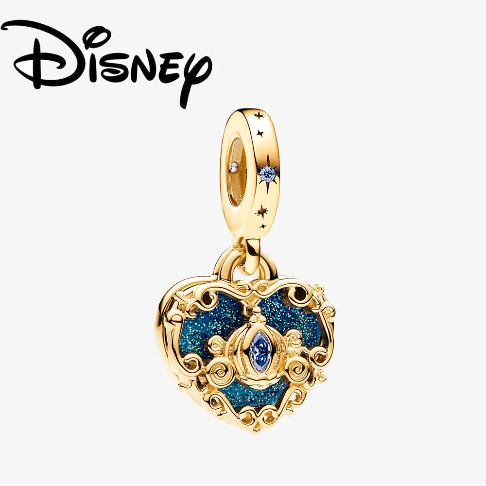 Charm Colgante Disney 925 Plata Esterlina – Dumbo, Pascal, Gato de Cheshire y Alien | Compatible con Pulseras Originales