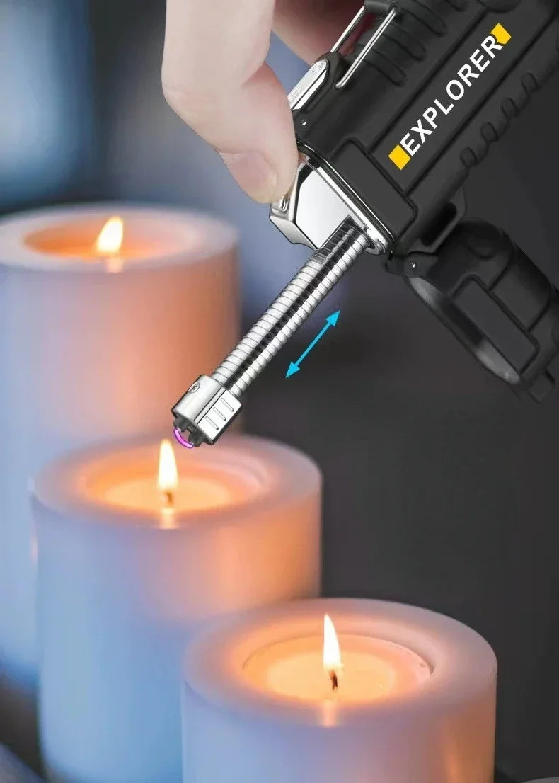 Encendedor Eléctrico de Doble Arco Plasma – Recargable e Impermeable