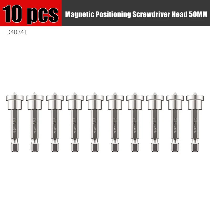 Puntas de Destornillador Magnéticas con Tope de Posicionamiento 50mm – Para Pladur, Yeso y Tableros de Pared