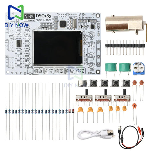 Osciloscopio Digital DIY DSO183 – Kit Electrónico para Principiantes 0-500KHz