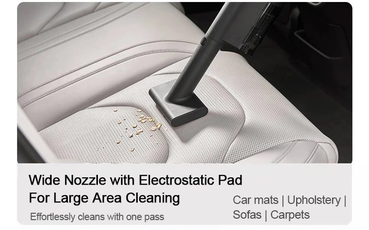 Aspiradora de Coche XIAOMI MIJIA — 21kPa, Batería 2400mAh, USB-C